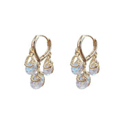 Brinco Cascata de Rosas Brilhantes <strong>(COMPRE 1 PAR LEVE 2)</strong>