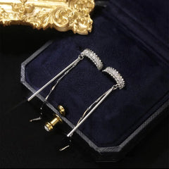Brincos de Pressão Brilhantes <strong>(COMPRE 1 PAR LEVE 2)</strong>